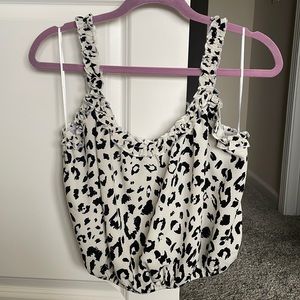 Animal print top
